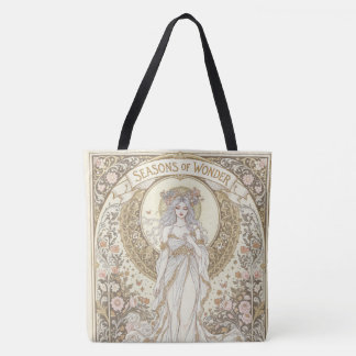 Art Nouveau Tote Bag - Grocery Bag