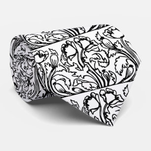 Art nouveau tulip tie