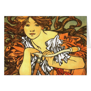 Art Nouveau Vélo Mucha Art