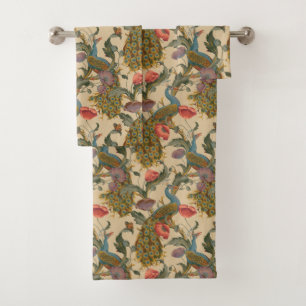 Art Nouveau vintage 1890 motif du paon