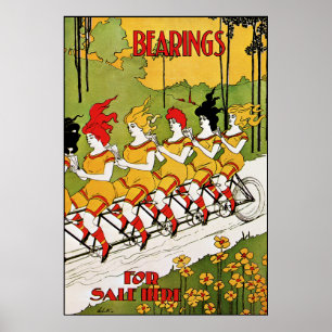 Art Nouveau: Vintage Advertising Poster - Bearings