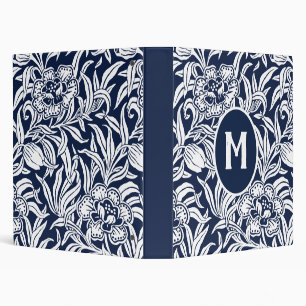 Art Nouveau Vintage Botanical Floral Pattern Binder