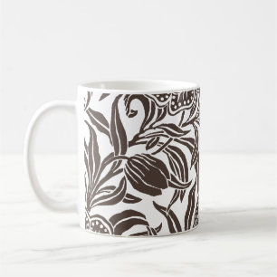 Art Nouveau Vintage Botanical Floral Pattern  Coffee Mug
