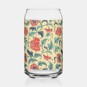 Art Nouveau Vintage Chinoiserie Fleurie Rouge Chin