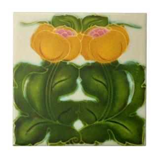 Art Nouveau Vintage Design Backsplash Tile 2 Sizes