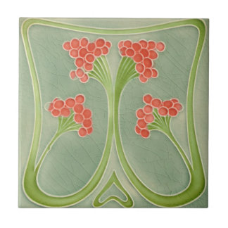 Art Nouveau Vintage Design Backsplash Tile 2 Sizes