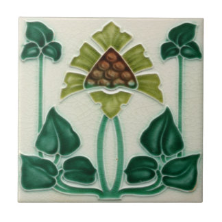 Art Nouveau Vintage Design Feature Backsplash Tile