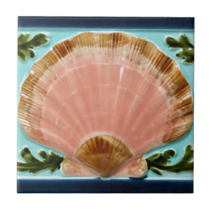 Art Nouveau Vintage Design Feature Tile in 2 Sizes