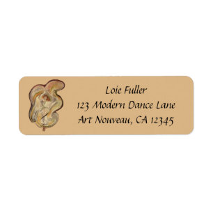 Art Nouveau vintage, La Loie Fuller danseuse moder