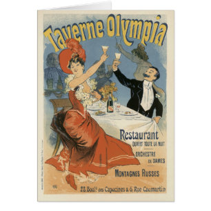 Art Nouveau vintage, Taverne Olympia Restaurant