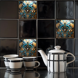 Art Nouveau Vintage  Tile
