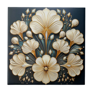 Art Nouveau Vintage  Tile