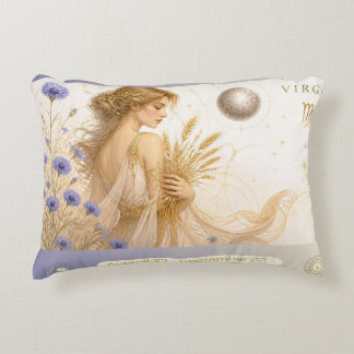 Art Nouveau Virgo Decorative Throw Pillow