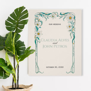 Art Nouveau Wedding Poster