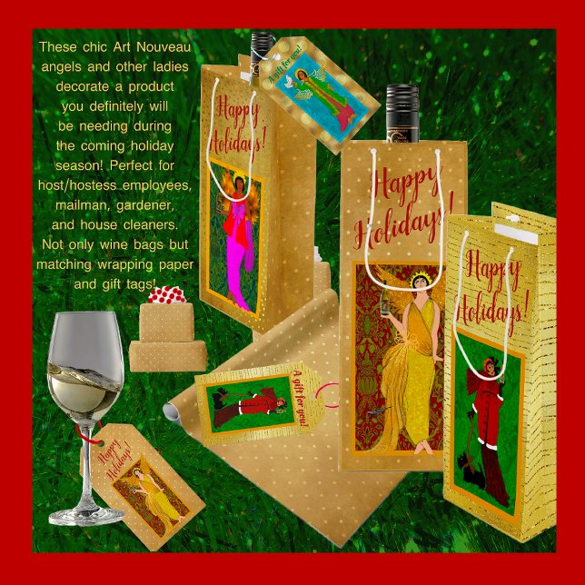 Art Nouveau William Morris Gift Tag (Creator Uploaded)