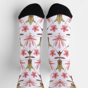 Art Nouveau William-Morris Pattern Socks