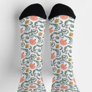 Art Nouveau William-Morris Pattern Socks