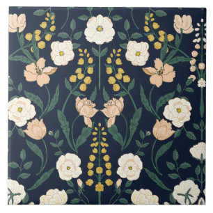 Art Nouveau William-Morris Pattern Tile