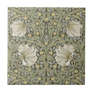 Art Nouveau,William Morris pimpernel floral design Tile