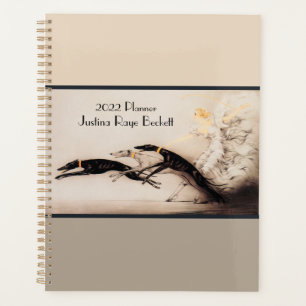 Art Nouveau Woman Greyhounds Louis Icart Planner