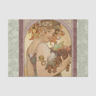 Art Nouveau Woman Mucha Beautiful Tissue Paper