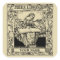 Art Nouveau Woman Reading Book Ex Libris