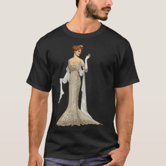 Art Nouveau woman with giraffe. T-Shirt