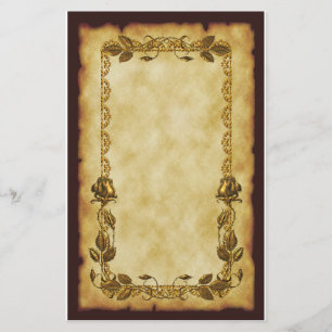 Art Noveau Roses Stationery