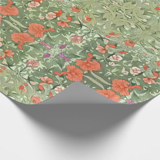 Art Noveau Victorian Floral Inspired Pattern Wrapping Paper