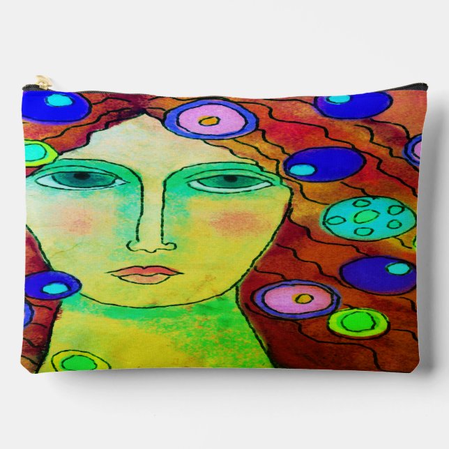 Art numérique Abstrait d'origine sur le sac à coud (Recto)