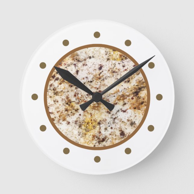 Art numérique en marbre de Faux Stone Horloges mur (Recto)