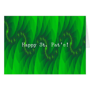 Art numérique vert Abstrait St. Pat's
