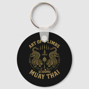 Art of 8 Limbs MMA Tiger Muay Thai Fighter Muay Keychain