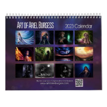 Art of Ariel Burgess 2023 Calendar