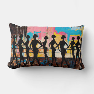 Art of Ballet (#2) oil painting Lumbar Pillow