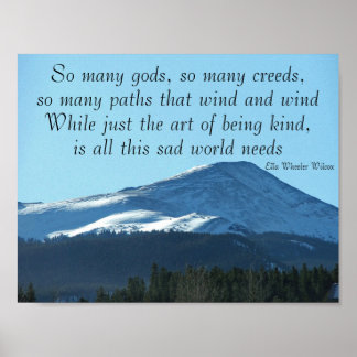 Art of being kind poster