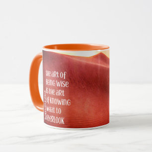 Art of Being Wise Custom Mug