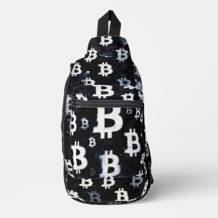 Art of Bitcoin (BW-A) oil painting Sling Bag