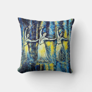 Art of Dancing Throw Pillow