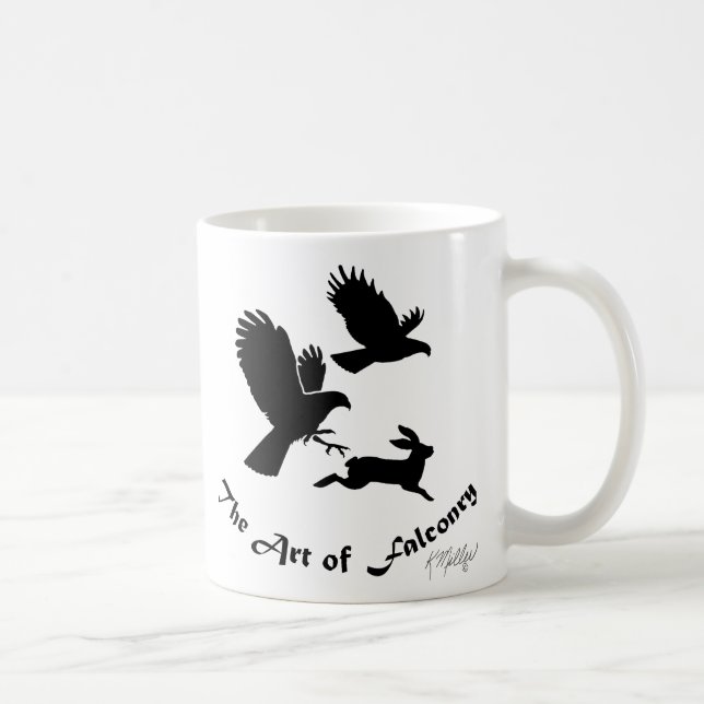 Art of Falconry - Harris Hawks Coffee Mug (Right)