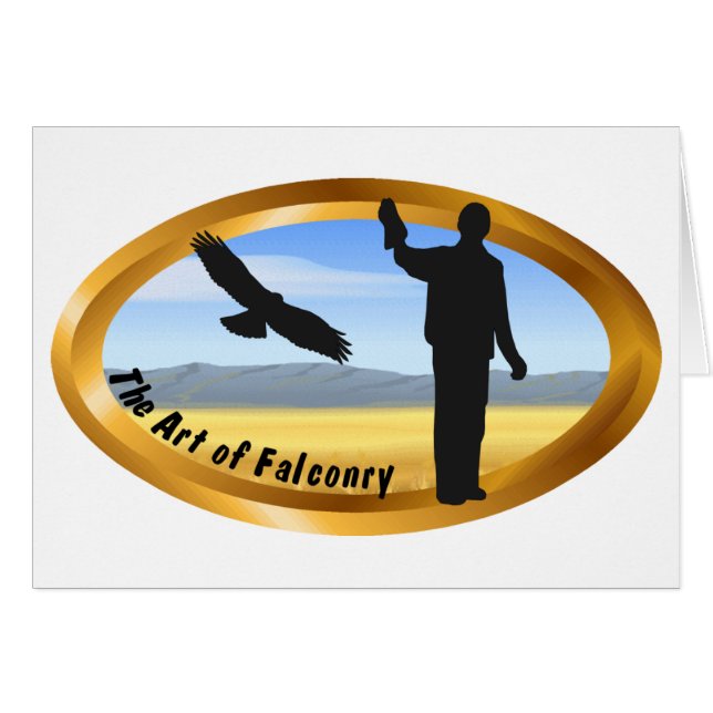 Art of Falconry - Oval (Front Horizontal)