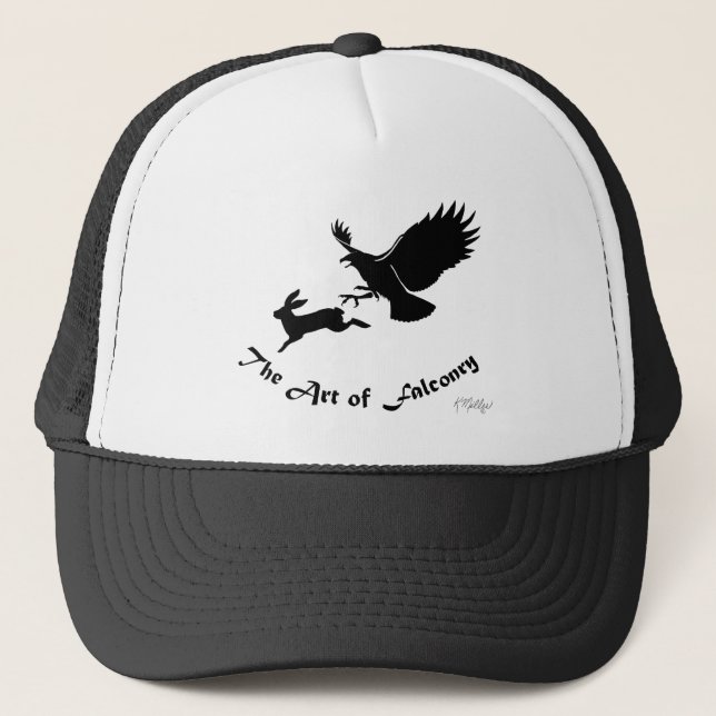 Art of Falconry - Red Tail Hawk Trucker Hat (Front)