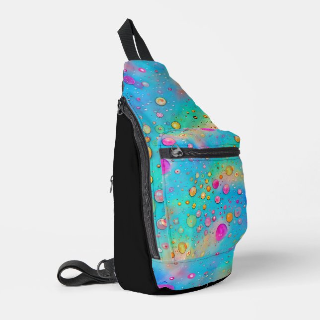 Art of Image Abstraction - seamless pattern 8 Sling Bag (Left Corner)