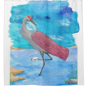 Art Of Life Series Artist Crane Funny Flamingo