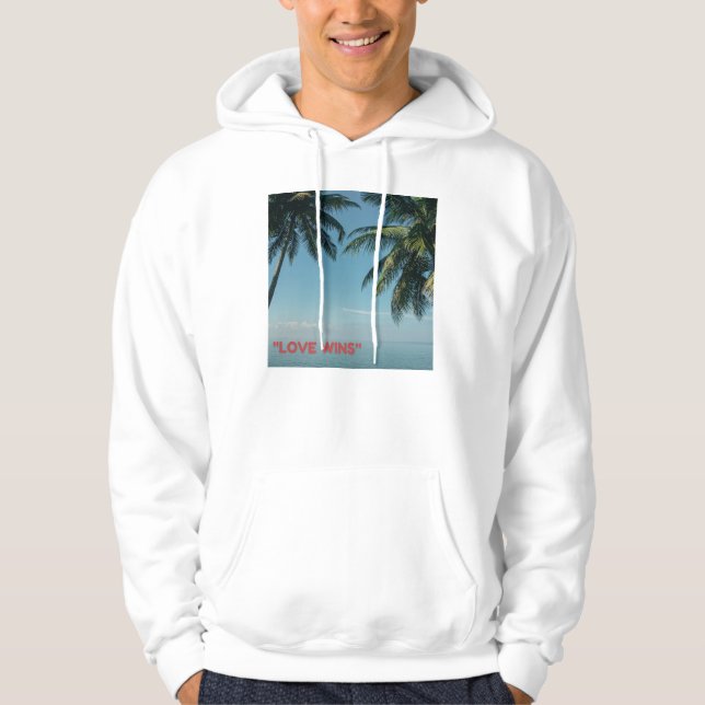 Art of "love wins" Hooded Sweatshirts (Front)