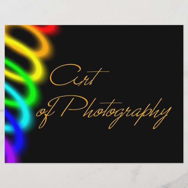 Art of photography flyer (Front)