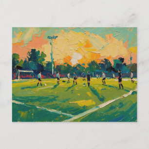 Art of Soccer (#2) Postcard