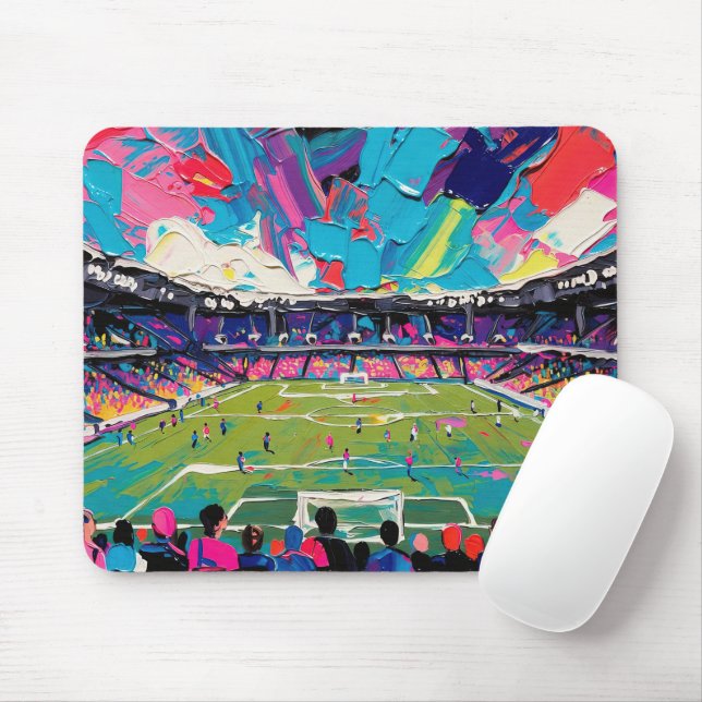 Art of Soccer (#3) Mouse Pad (With Mouse)