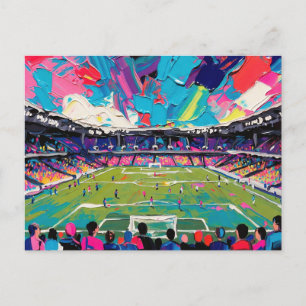 Art of Soccer (#3) Postcard