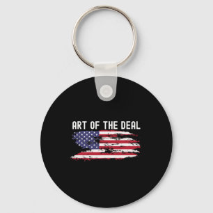 Art Of The Deal Trump Tariff Liberation Day Keychain